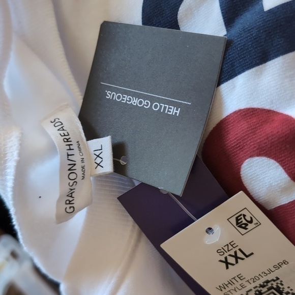 Grayson Threads White graphic Sweater Size 2XL NWTG - Picture 7 of 17